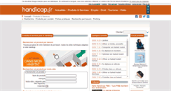 Desktop Screenshot of aides-techniques.handicap.fr
