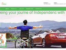 Tablet Screenshot of handicap.co.in