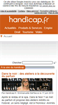Mobile Screenshot of handicap.fr