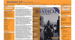 Desktop Screenshot of handicap.de
