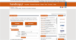 Desktop Screenshot of emploi.handicap.fr