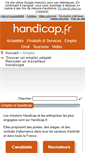 Mobile Screenshot of emploi.handicap.fr