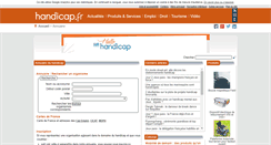 Desktop Screenshot of annuaire.handicap.fr