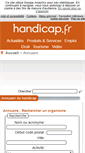 Mobile Screenshot of annuaire.handicap.fr
