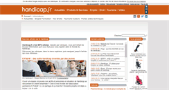 Desktop Screenshot of informations.handicap.fr